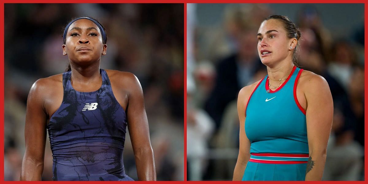 Coco Gauff and Aryna Sabalenka (Source: Getty)