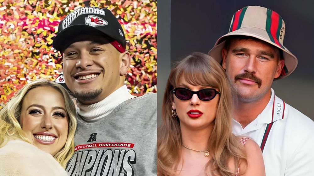 Patrick Mahomes and wife Brittany hangs out with Travis Kelce, Blake Bell and wife Lyndsay at Billy Currington concert [Pics]