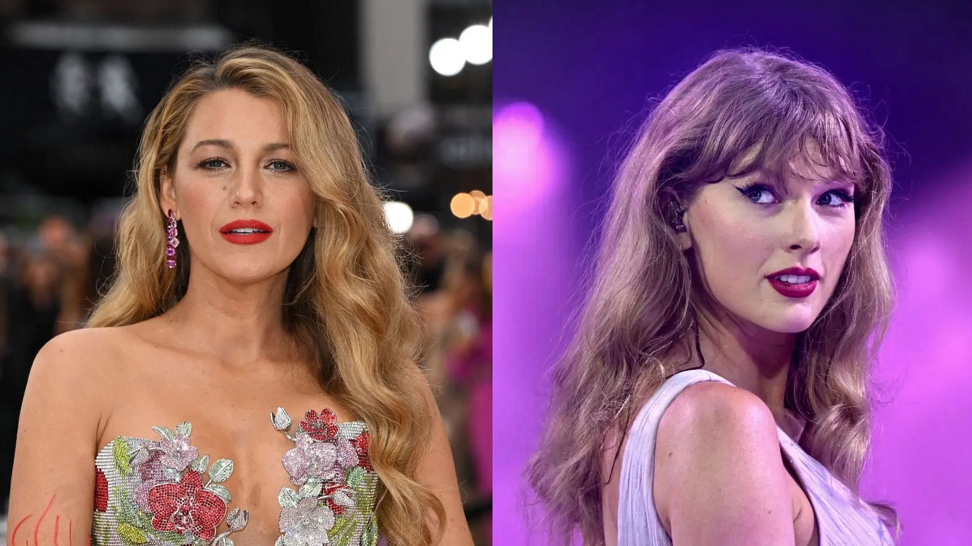 From L to R, Blake Lively and Taylor Swift: Image via Getty Images
