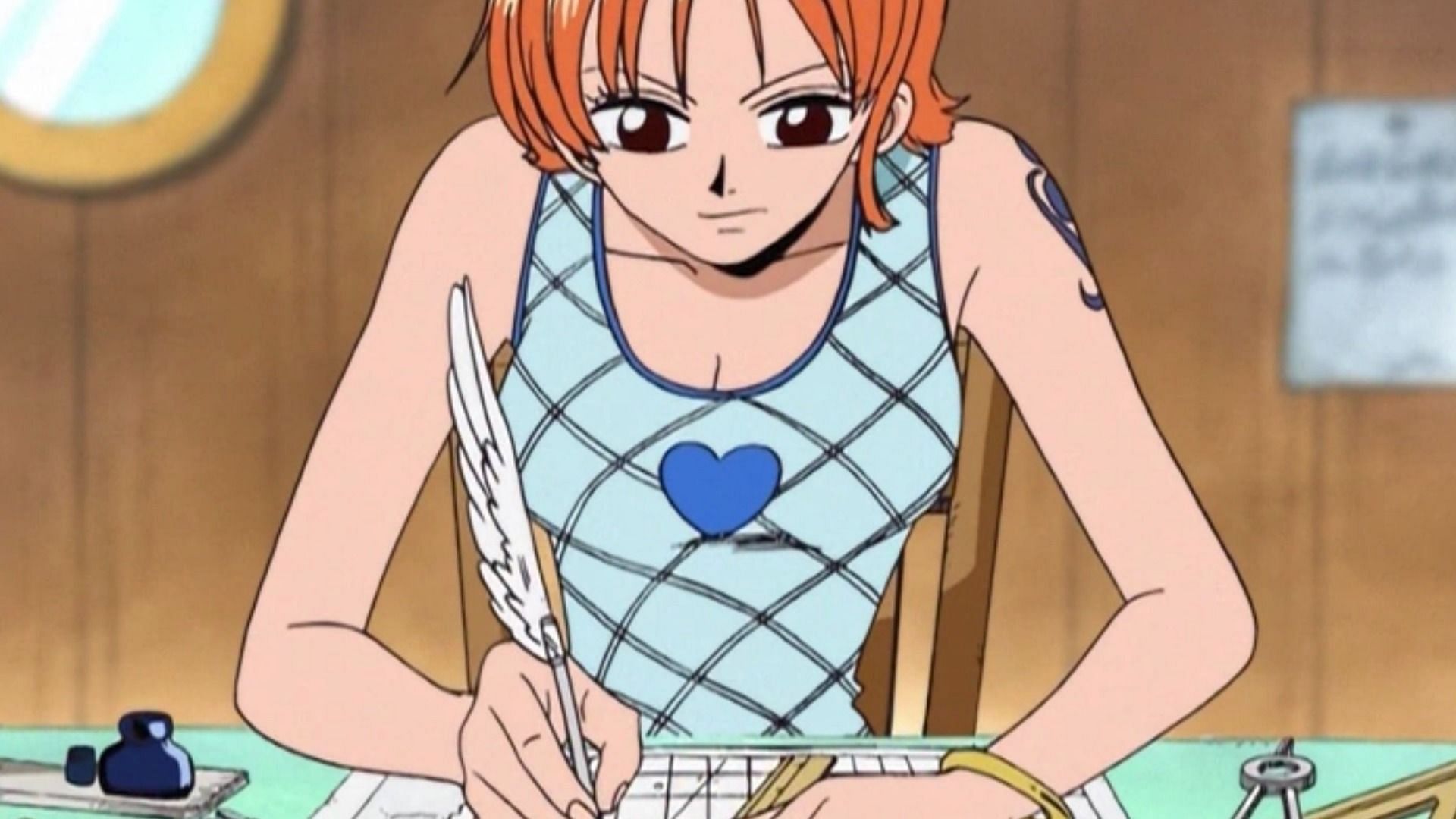 Nami dreams of mapping the whole One Piece world (Image via Toei Animation)