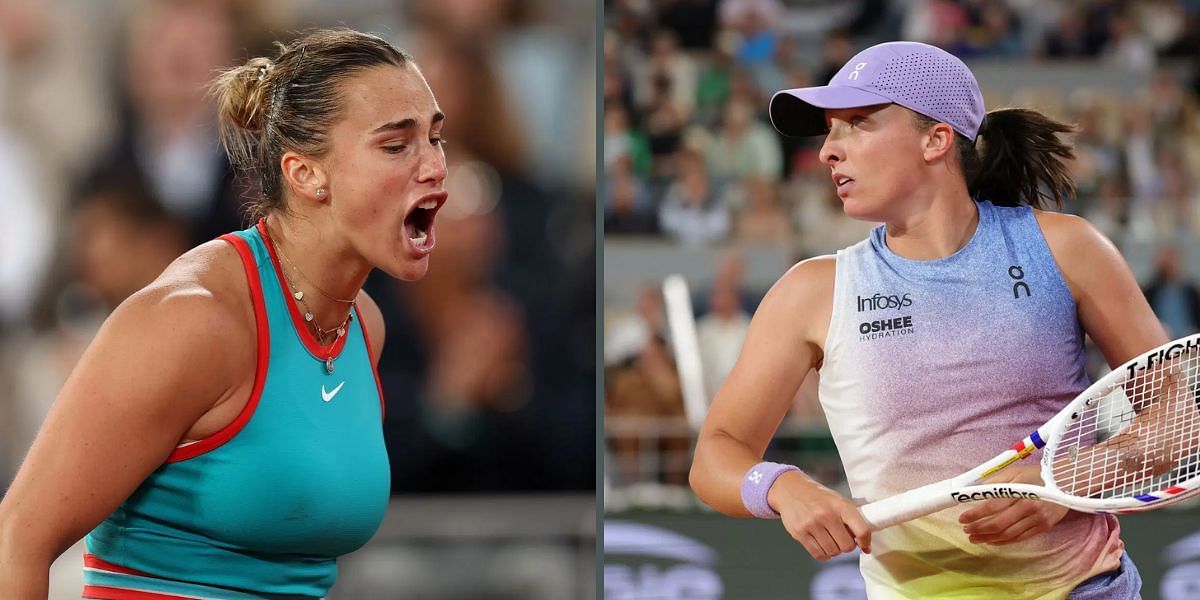 Fans go crazy after Iga Swiatek &amp; Aryna Sabalenka put on rollercoaster opener in French Open battle (Source: Getty)
