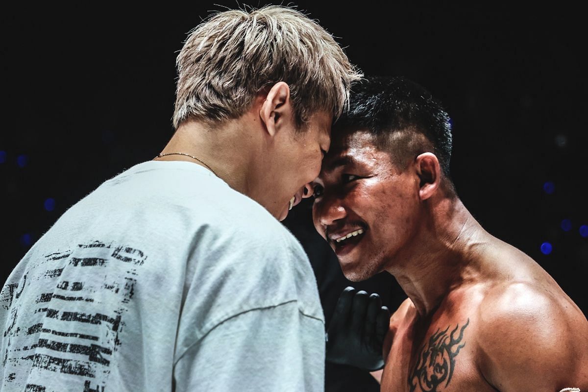 Rodtang (right) and Takeru (left). [Photo from ONE Championship]