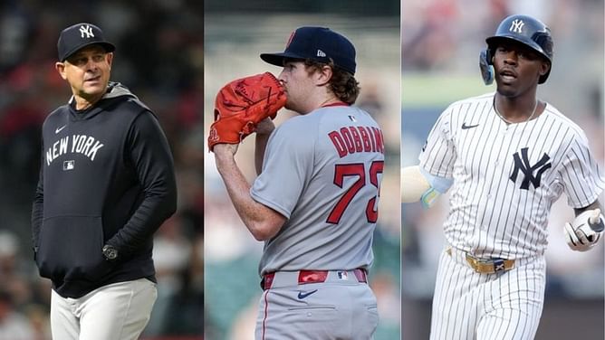 Jazz Chisholm Jr. and Yankees manager Aaron Boone make feelings clear on Hunter Dobbins' jab at Bronx Bombers