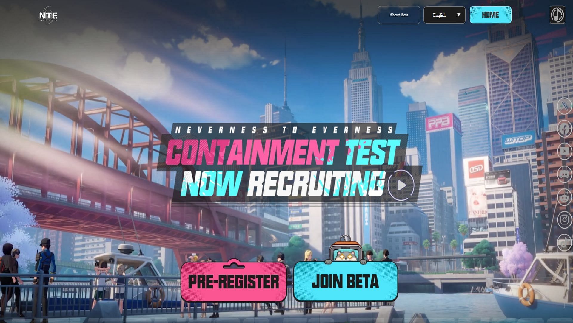 pre-register for Neverness to Everness