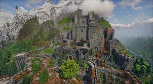 Minecraft fan recreates Kaer Morhen from The Witcher series