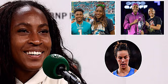 Coco Gauff's mother Candi and brother Codey react as American defeats Lois Boisson to qualify for French Open final