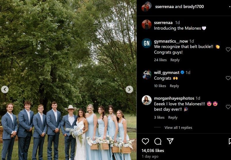 Screenshot of Serena Malone&#039;s Instagram post (@sserrenaa/ig)