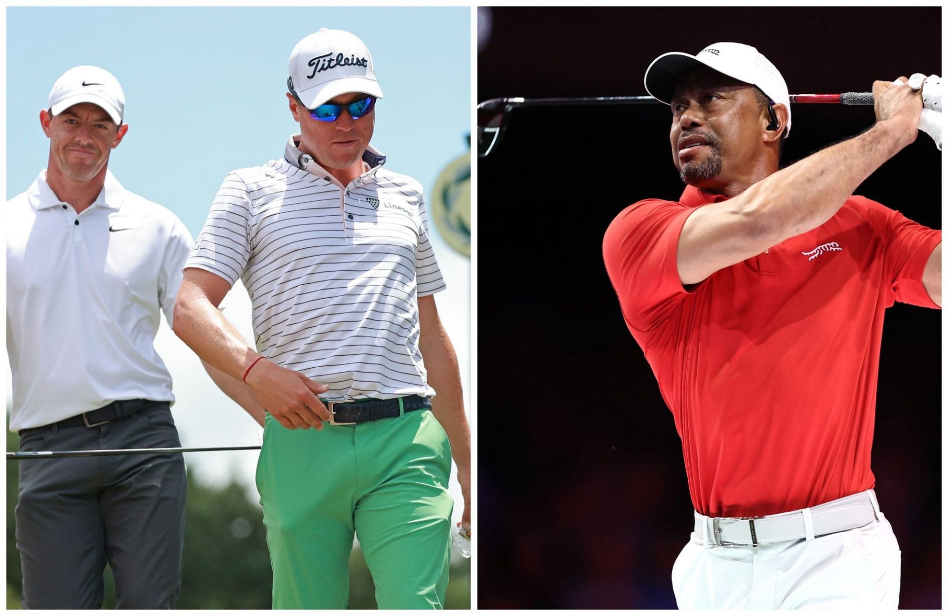 Justin Thomas place Rory McIlroy over Tiger Woods