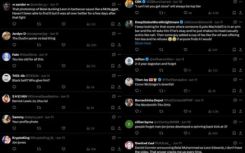 Fan reaction to Derek Brunson's question