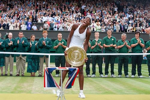 Venus Williams at Wimbledon 2005. (Photo: Getty)