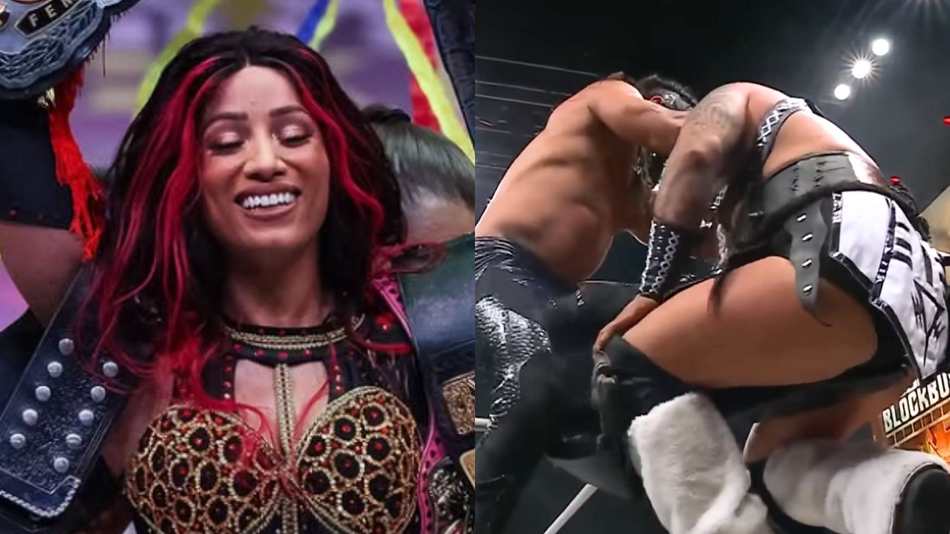Mercedes Mone recently began dating a luchador. (Images via AEW YouTube and Mone