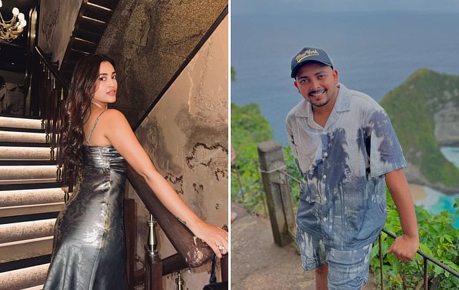 "My perfect view" - Influencer Akriti Agarwal drops romantic comment on Prithvi Shaw's Indonesia post [In Pictures]