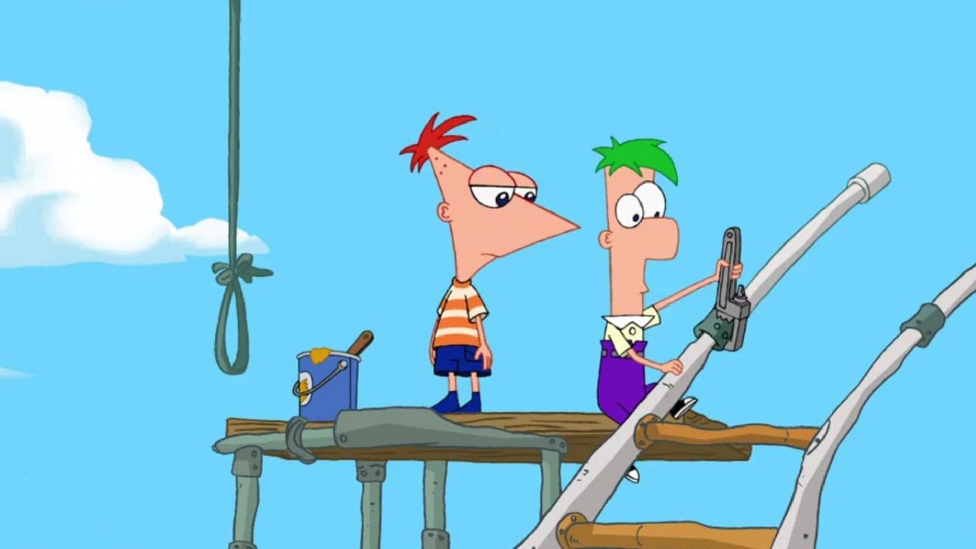 A still from Phineas &amp; Ferb 
