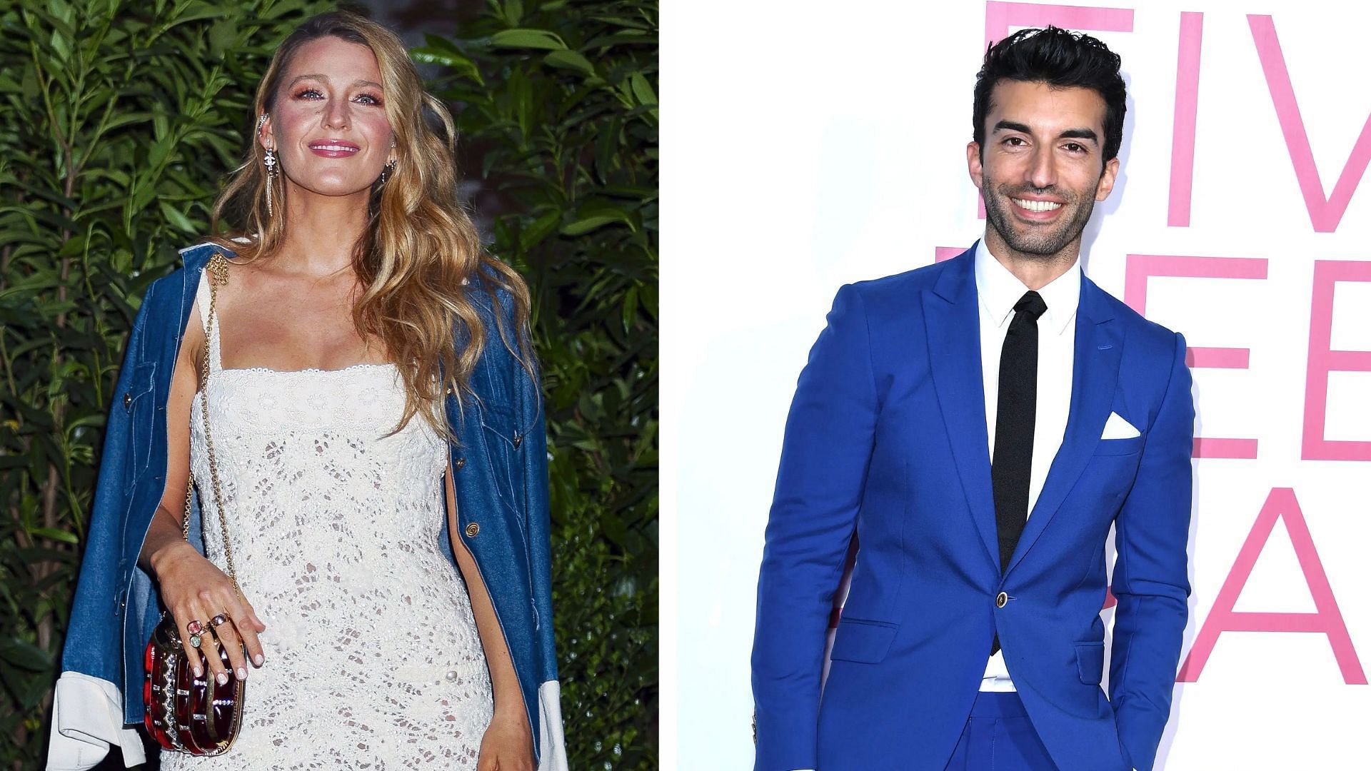 From L to R, Blake Lively and Justin Baldoni: Image via Getty Images