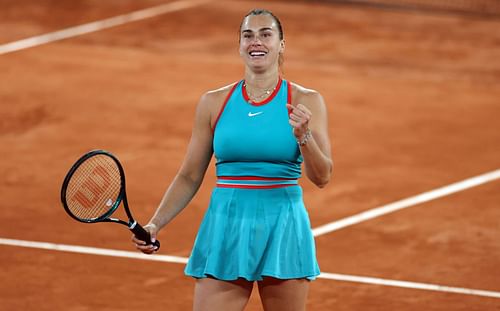 Aryna Sabalenka at the French Open 2025. (Photo: Getty)