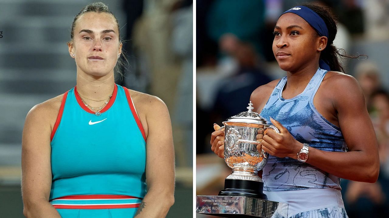 Aryna Sabalenka Coco Gauff French Open
