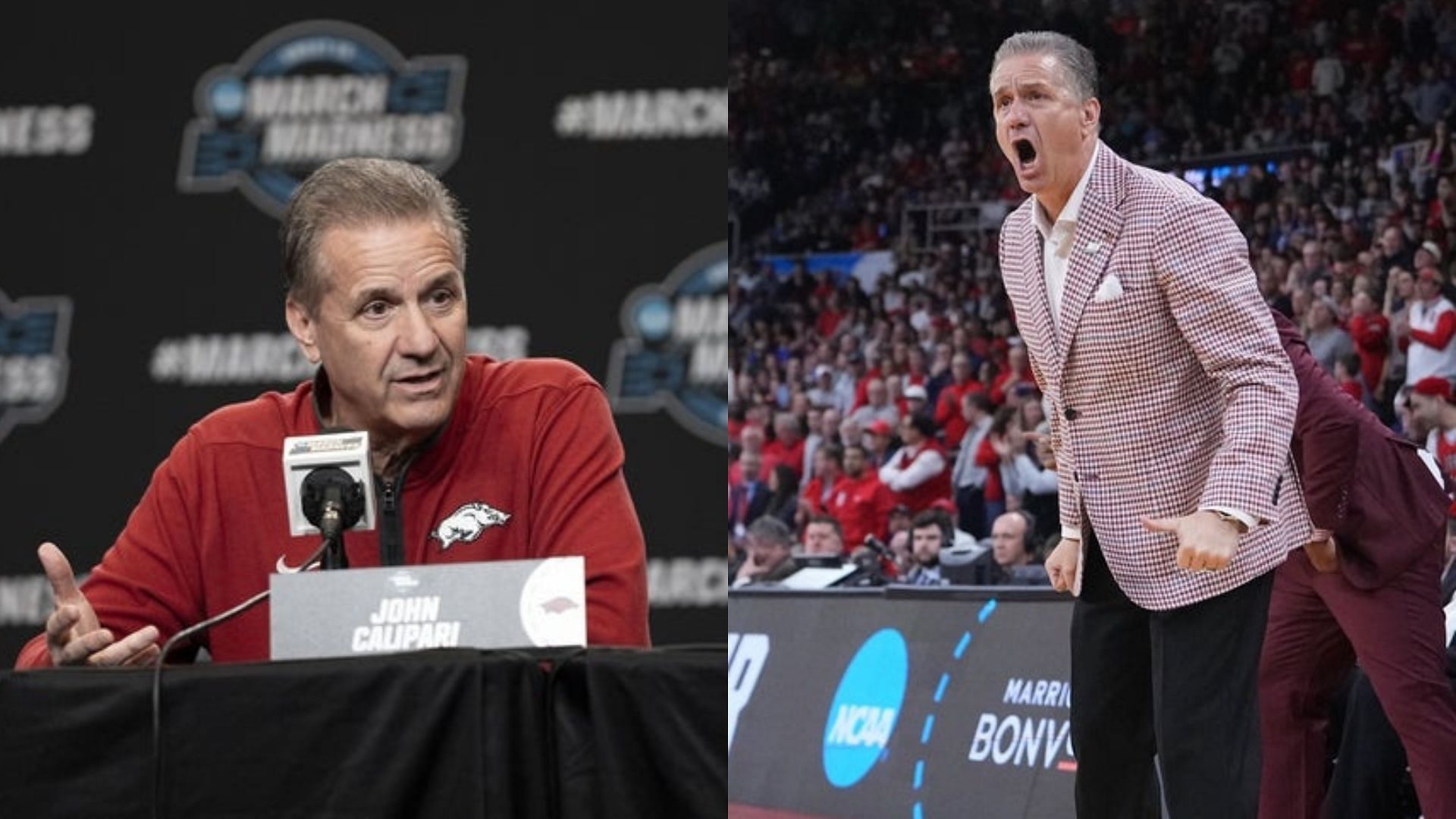 Arkansas coach John Calipari. Source: Imagn