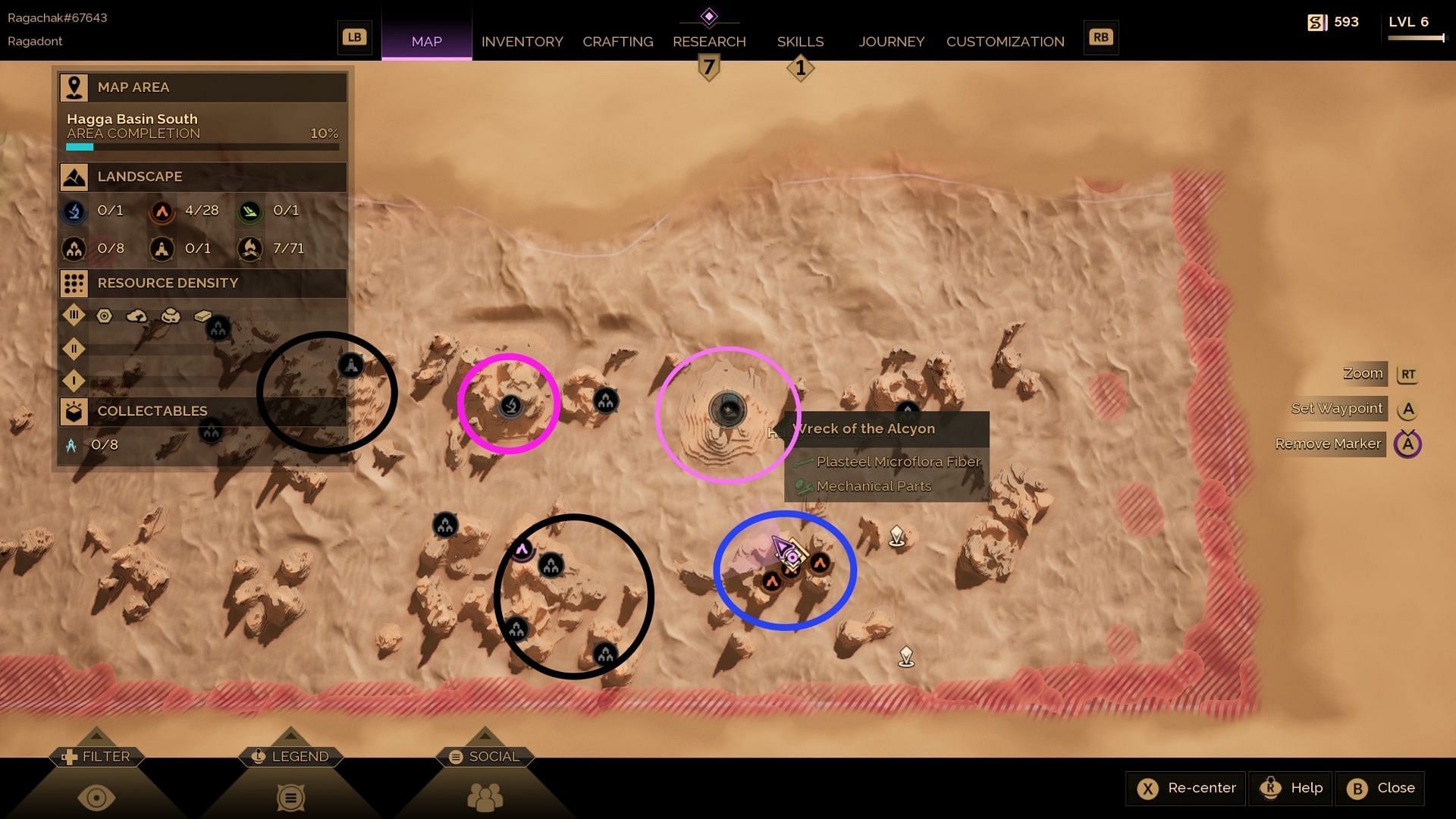 Here are some potentially useful locations in Dune for your starter base (Image via Funcom)