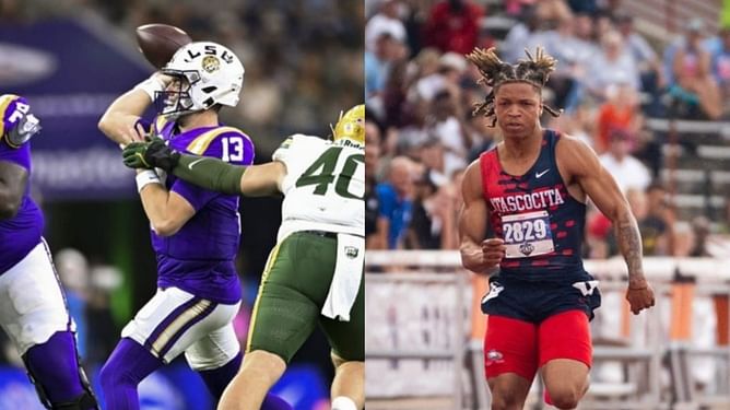 Garrett Nussmeier drops 1-word comment for LSU’s Jelani Watkins over latest achievement