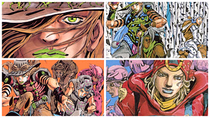 The character design evolution in JoJo's Bizarre Adventure: Steel Ball Run, explained