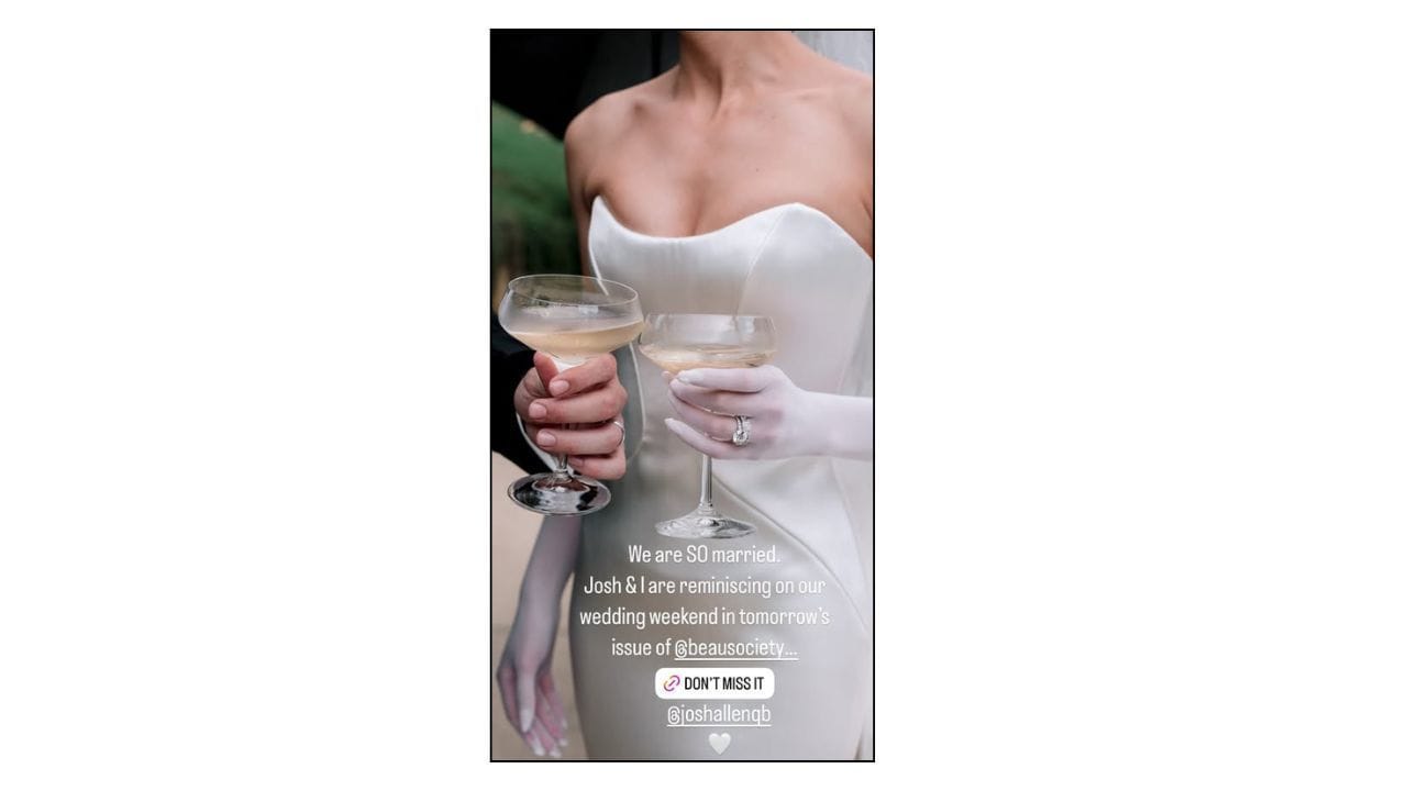 “We are SO married” - Josh Allen's wife Hailee Steinfeld teases ...