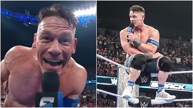 [WATCH] John Cena gets emotional mid-pipebomb on WWE SmackDown