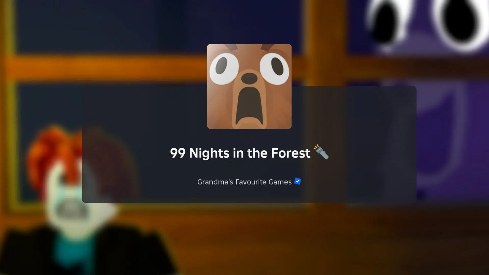 99 Nights in the Forest loading screen
