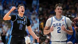 “Cannot wait to see you in the NBA”: College hoops fans excited as Cooper Flagg gets tribute from $6.5 billion company one day before NBA draft