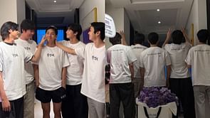 “That’s their baby” — Fans emotional as BTS’ Taehyung reunites with Wooga squad members, recreating his pre-enlisting photo from 2023