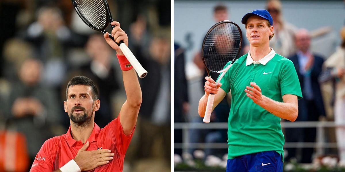 Novak Djokovic (L) vs Jannik Sinner (R) preview (Source: Getty Images)