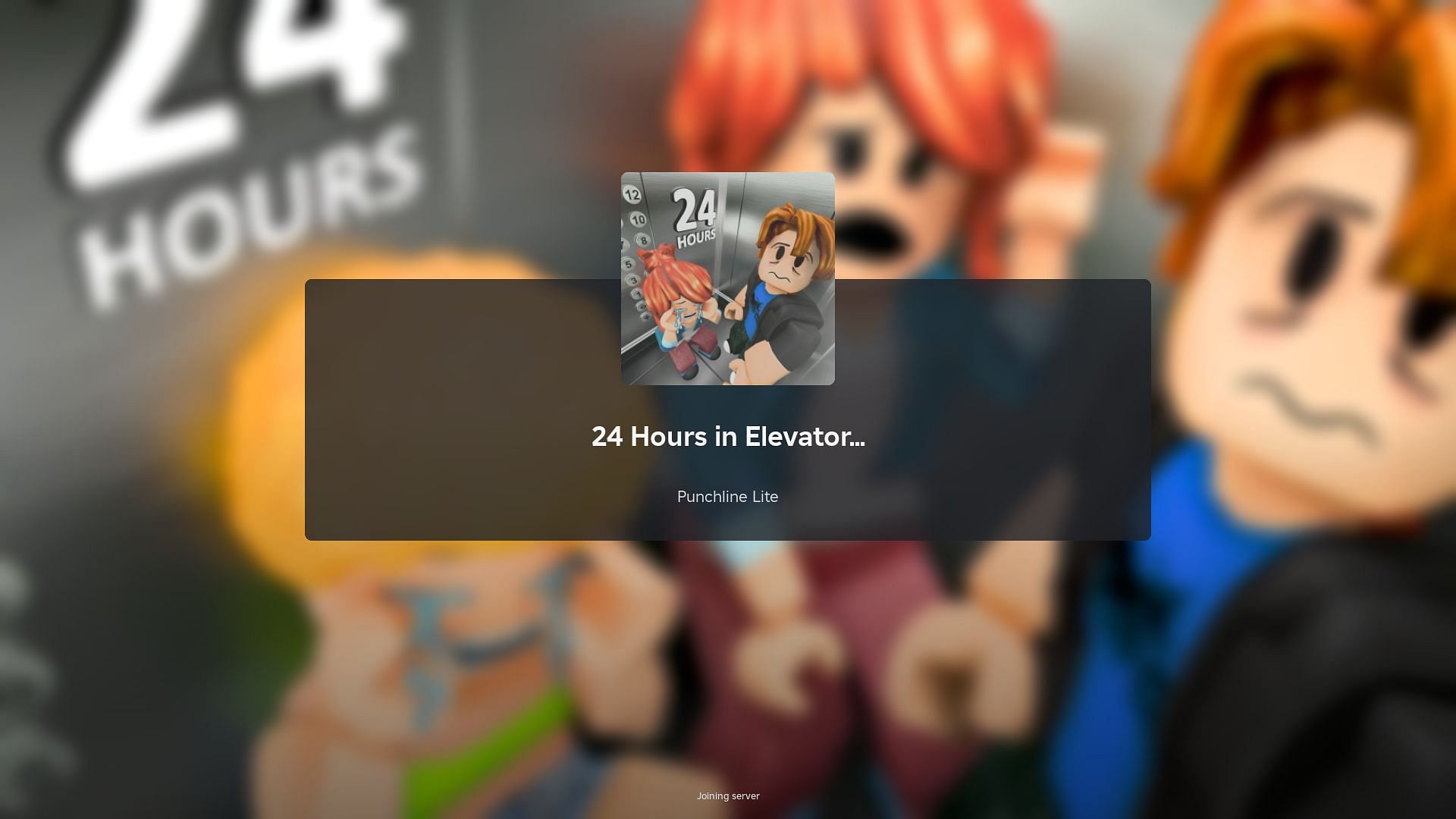 Roblox 24 Hours in an Elevator