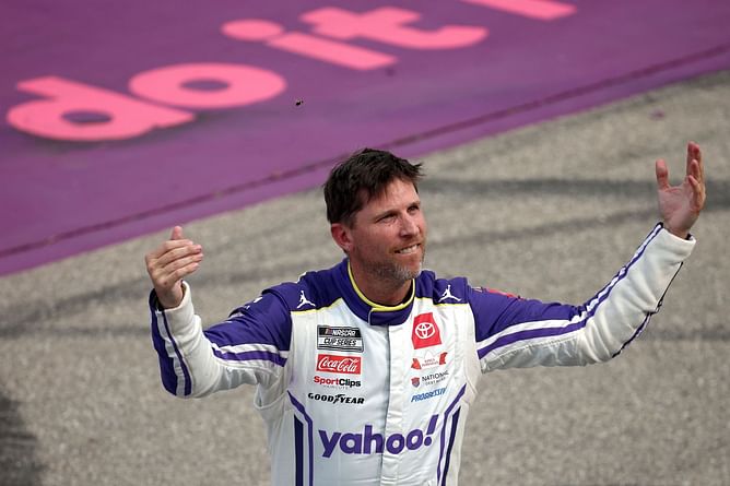 “Daddy, I’m sorry”: Denny Hamlin publicly apologizes to his father after intentionally going against his wishes post the Michigan win