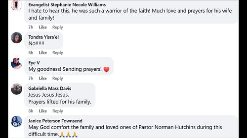 Tributes pour in for Norman Hutchins. (Image via Facebook)