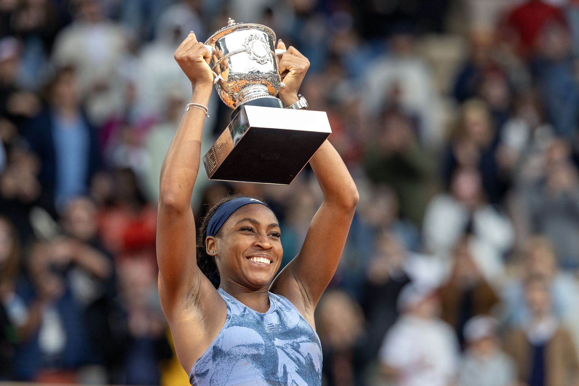 Coco Gauff at the French Open 2025. (Photo: Getty)