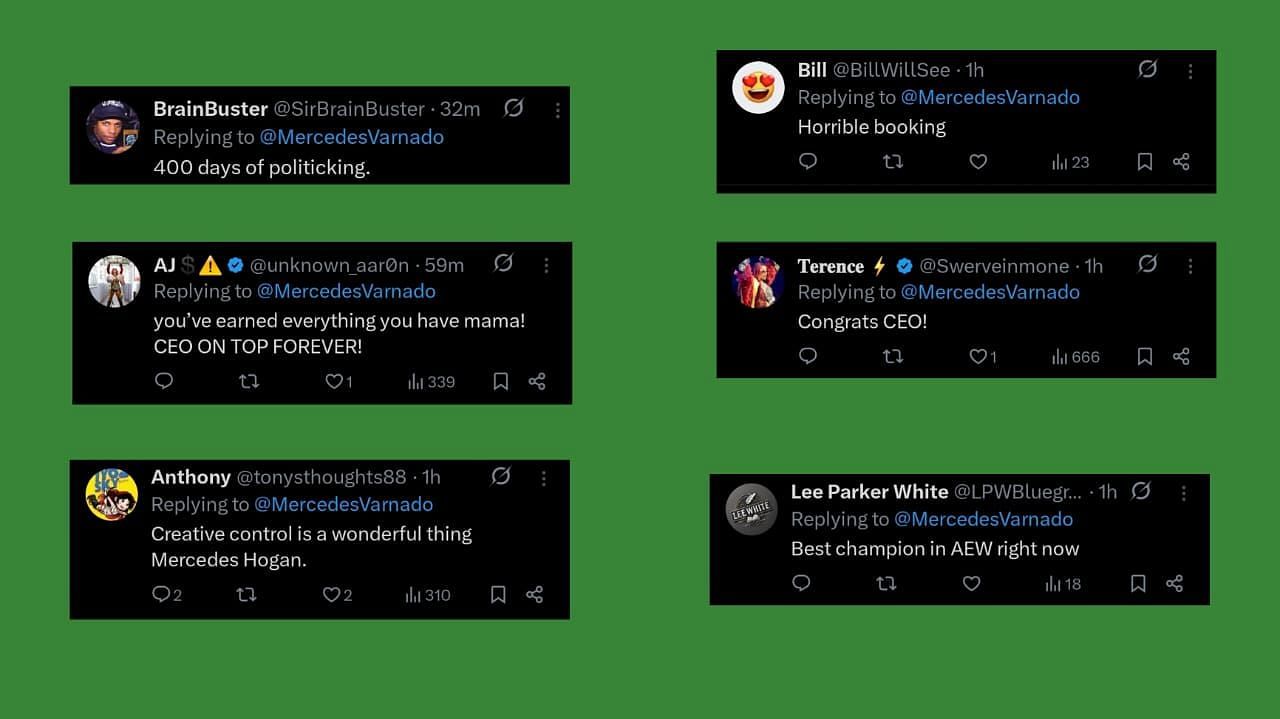 Fans react to Mercedes Mone&#039;s special achievement [Image credits X]