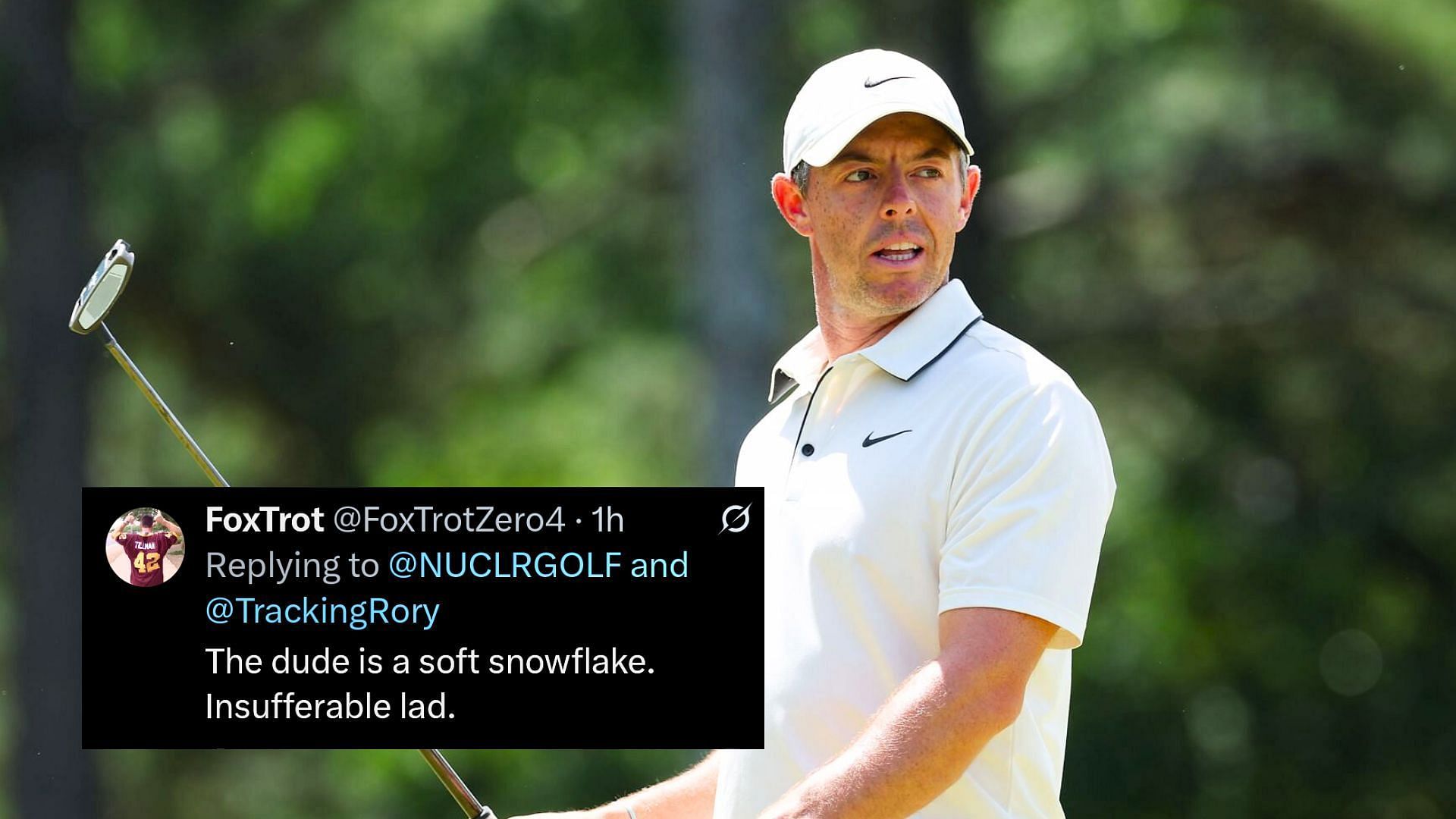 Rory McIlroy faces fan
