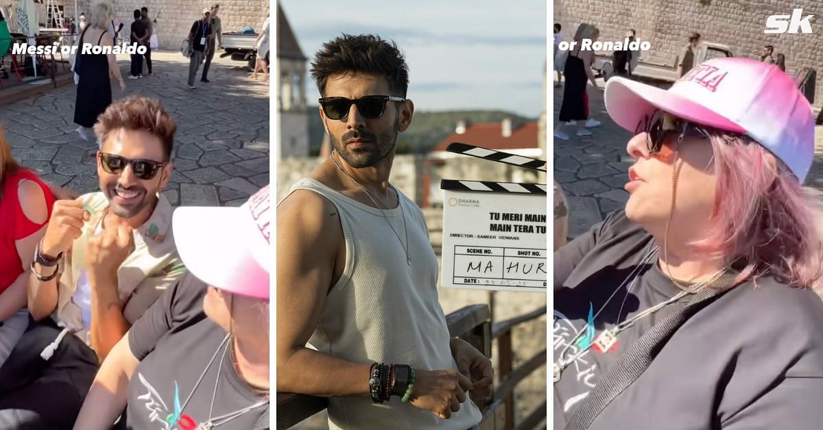 Kartik Aryan and some Argentine women (Images via Instagram/@kartikaaryan)