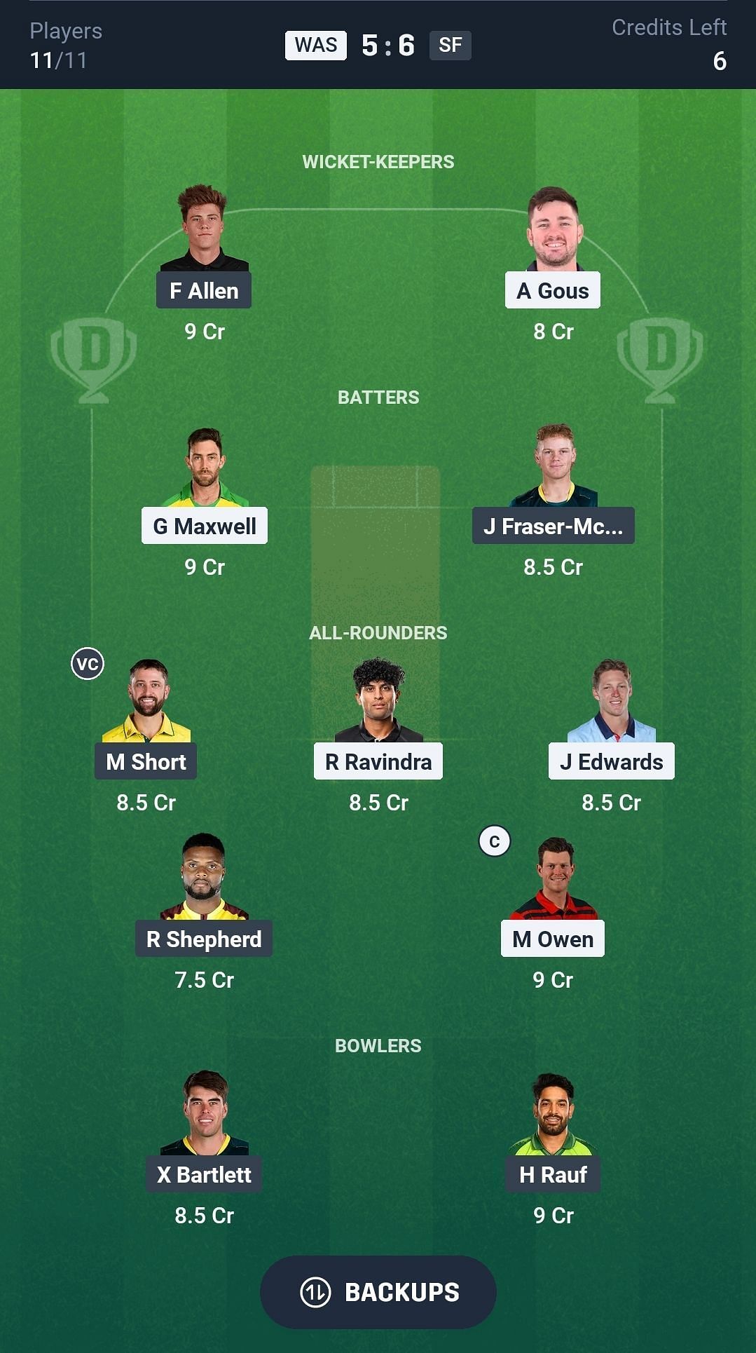 Fantasy suggestion #1