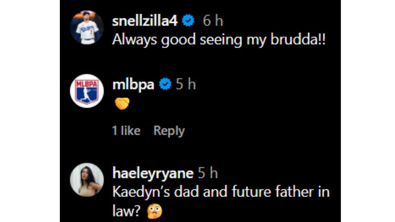 Haeley&#039;s reaction via Instagram/@snellzilla4