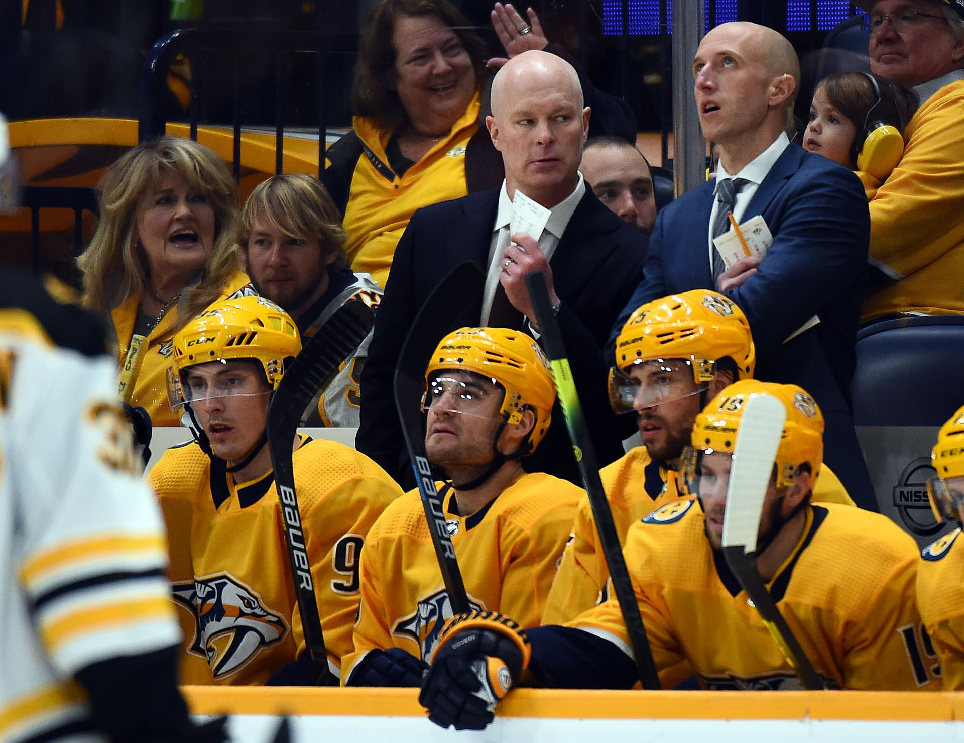 Dan Muse coached with the Nashville Predators (Imagn)