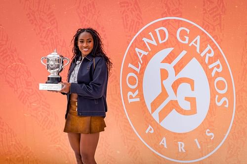 Coco Gauff at the French Open 2025. (Photo: Getty)