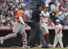 WATCH: Astros' Hunter Brown hits Angels batter Zach Neto, sparks wild altercation between team benches