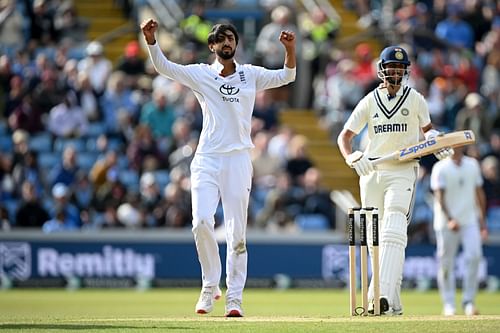 Prasidh Krishna scored one run across his two innings in the Headingley Test. [P/C: Getty]