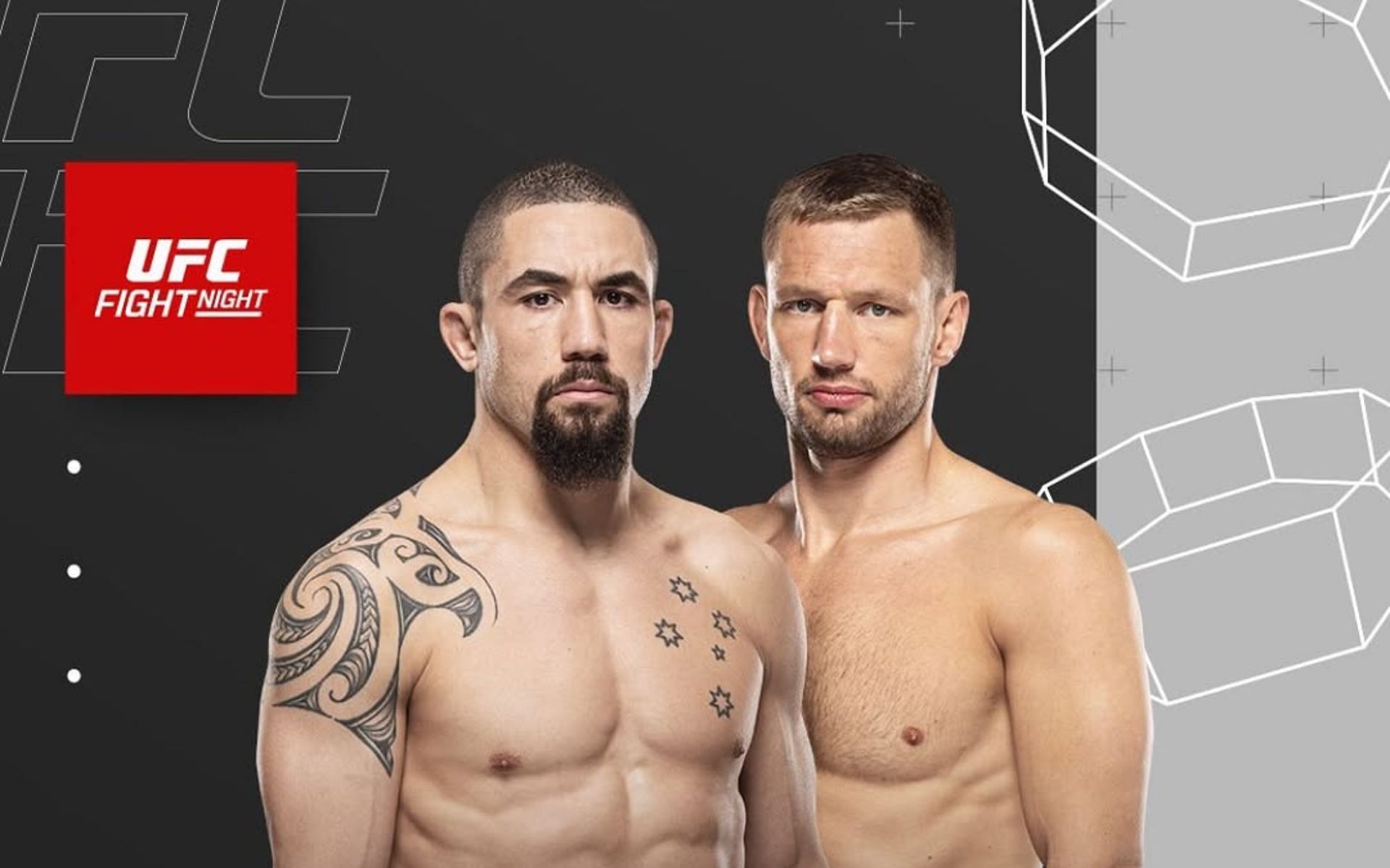 Reinier De Ridder (right) talks about the Robert Whittaker (left) fight. [Image courtesy: @robwhittakermma on Instagram]