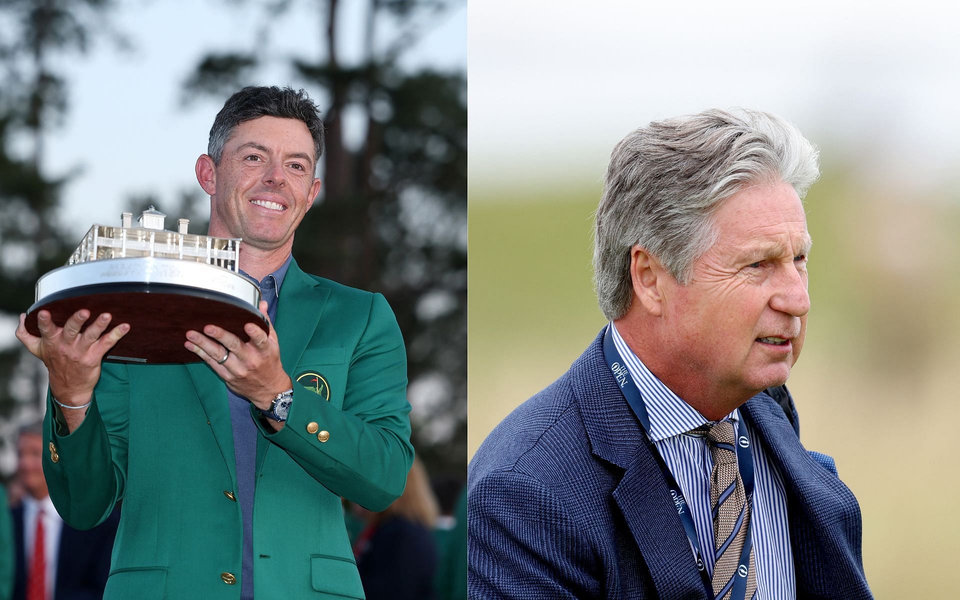 Rory McIlroy and Brandel Chamblee ( via Getty)