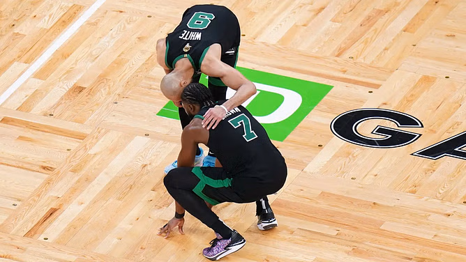 Celtics VP makes stance clear on Jaylen Brown and Derrick White trade