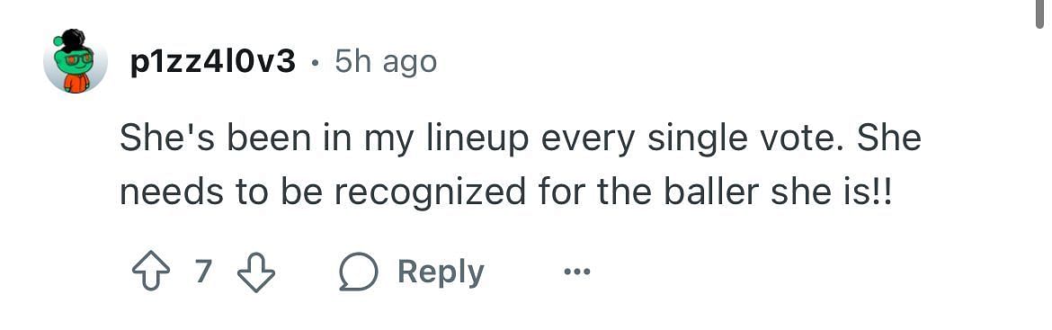 Fan comment - Image via Reddit