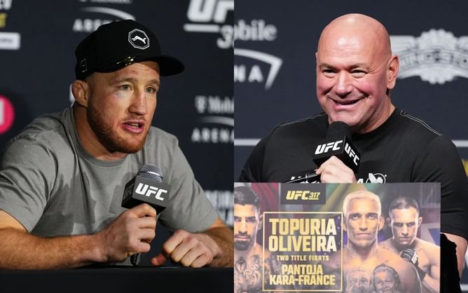 Justin Gaethje's retirement threat backfires as Dana White gets 100% real about title shot demand at UFC 317: "You should probably retire"