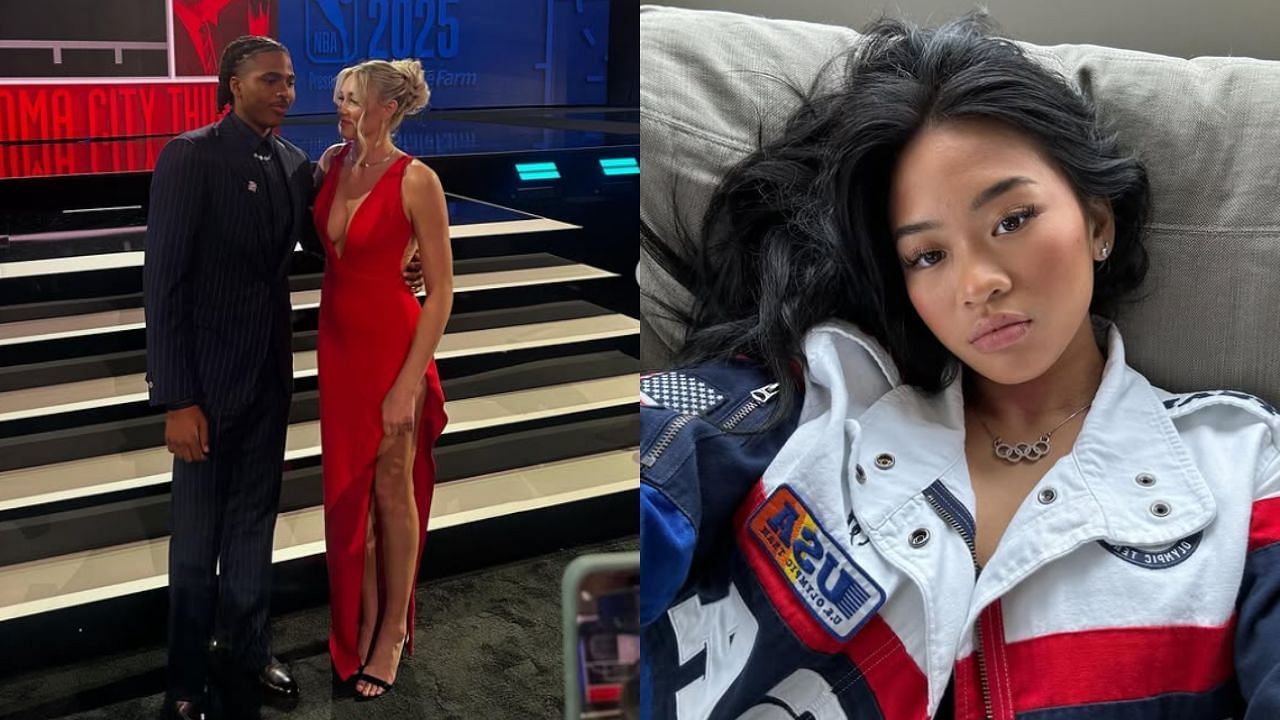 This a real demon: NBA fans react as Collin Murray-Boyles seemingly shoots his shot at Sunisa Lee with GF Chloe Kitts present
