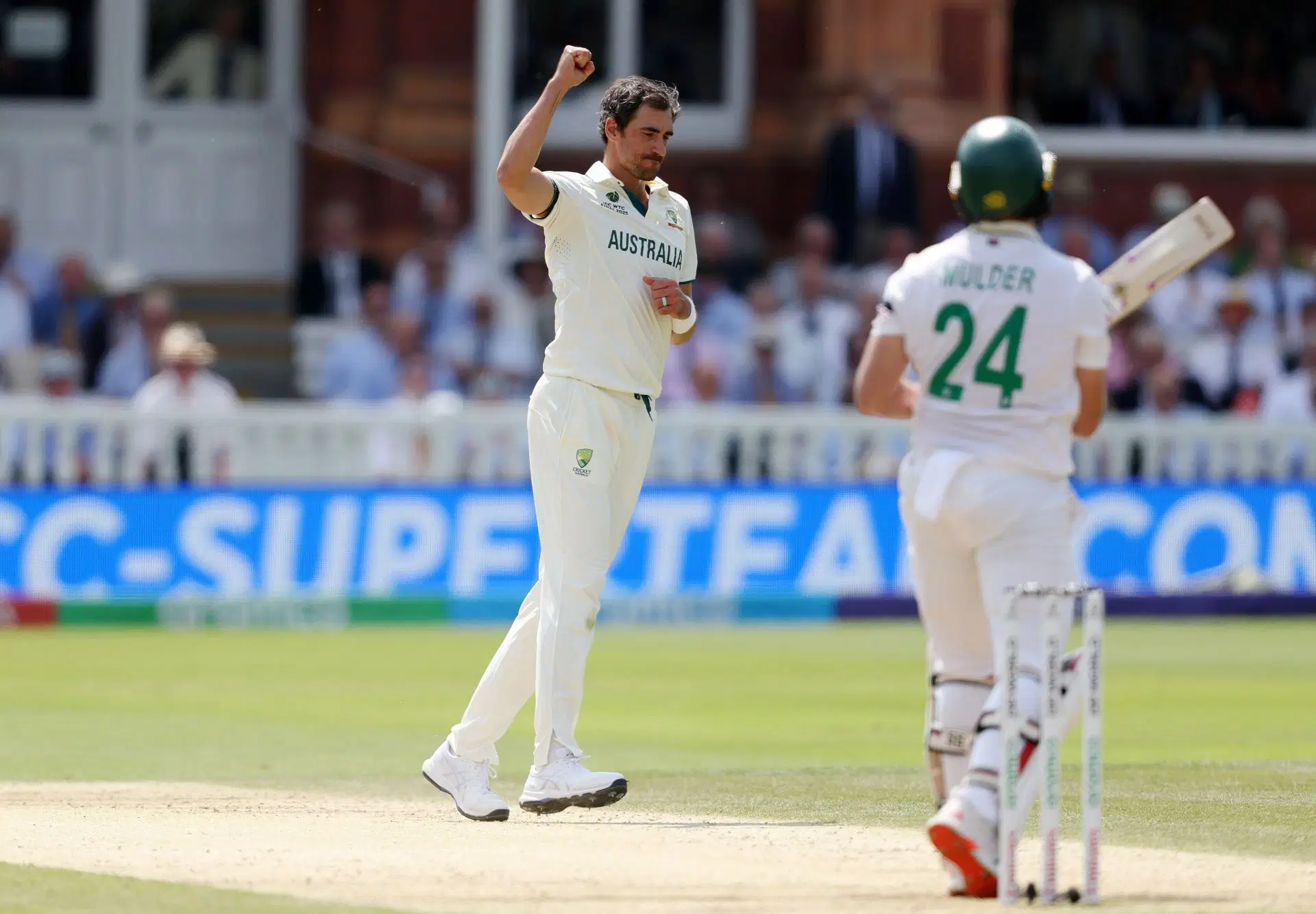 Mitchell Starc was the only Australian bowler among the wickets on Day 3 of the WTC final. [P/C: Getty]